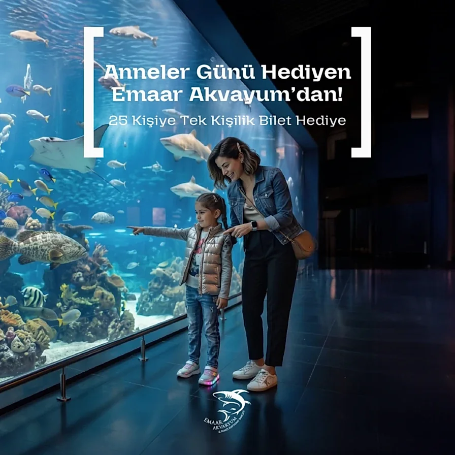 emaar akvaryum anneler günü
