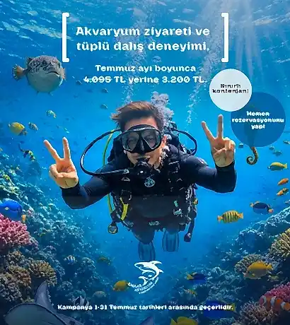 temmuz kampanya tüplü dalış